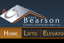 CSS Website Design Example - Dave Bearson Enterprises